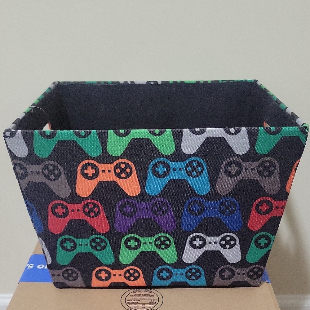 Colorful Game Controller Storage Bin